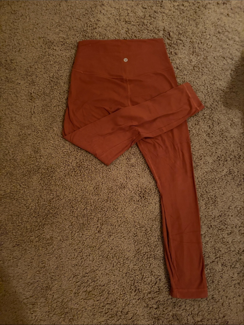 lululemon athletica High-Rise Rust-Colored Leggings